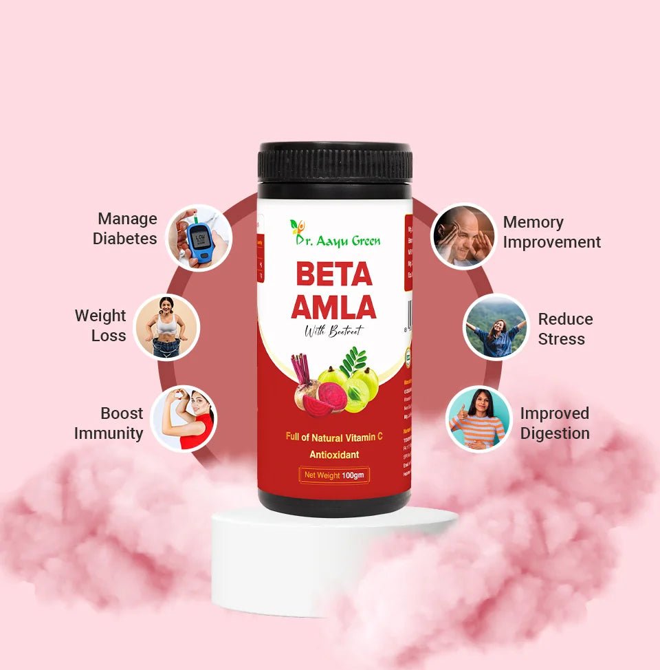 Beta Amla With Beetroot Powder - tickmyhealthTickmyhealth40Amla and Beetroot supplement
