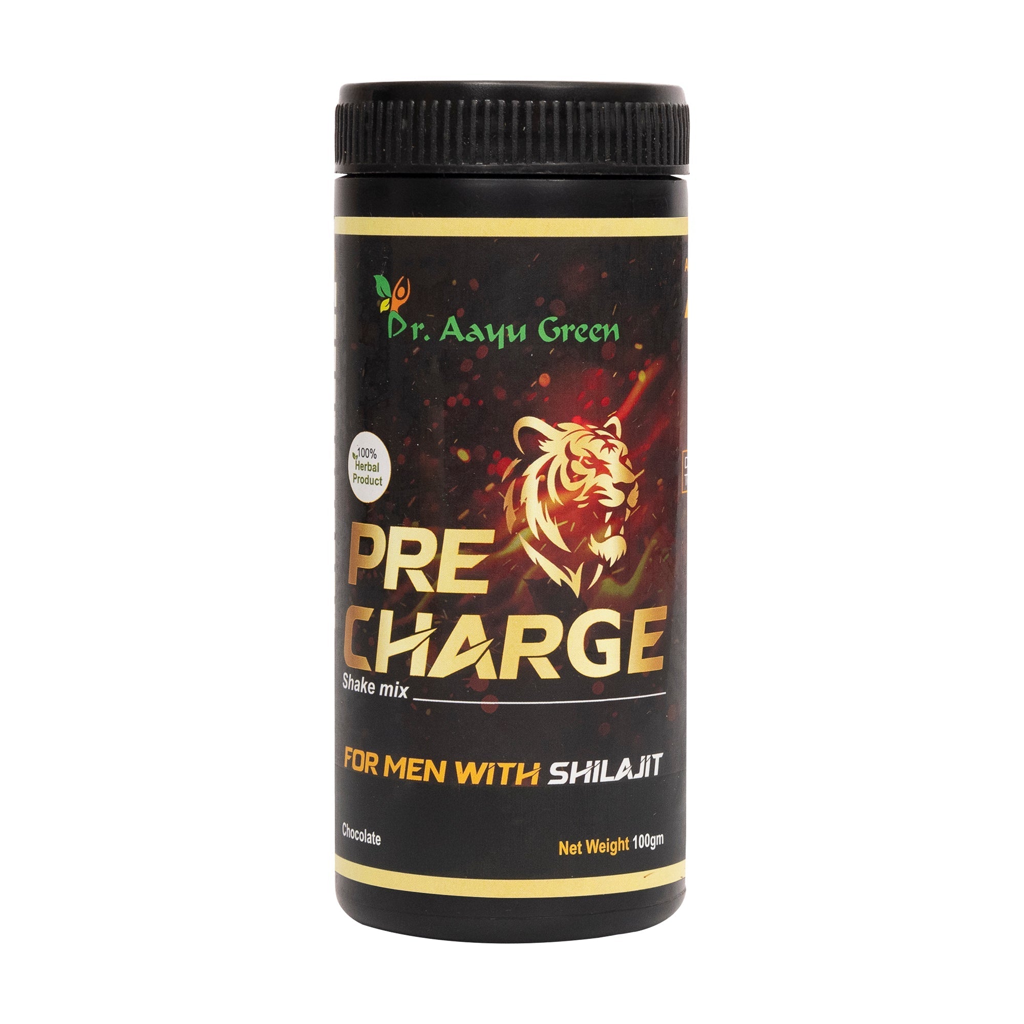 Dr. Aayu Green Precharge Shake – For Men with Shilajit - tickmyhealthHeathcareTickmyhealthPack of 400gDr. Aayu Green Precharge Shake – For Men with Shilajit