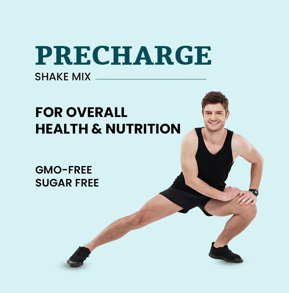 Dr. Aayu Green Precharge Shake – For Men with Shilajit - tickmyhealthHeathcareTickmyhealthPack of 400gReady - to - drink millet shake