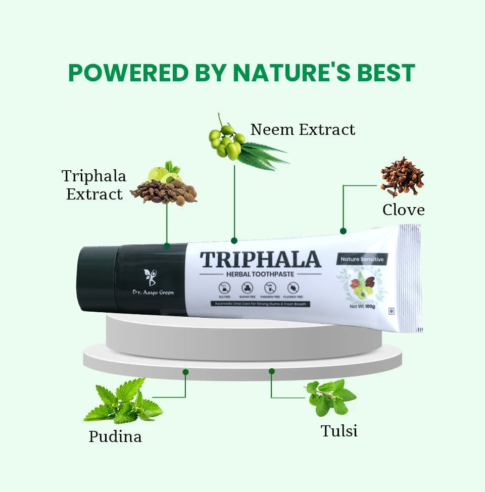 Triphala Toothpaste - SLS-Free