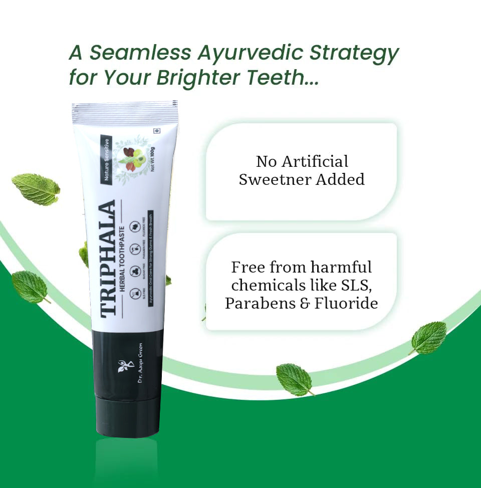 Triphala Toothpaste - SLS-Free
