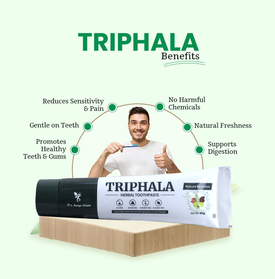 Triphala Toothpaste - SLS-Free