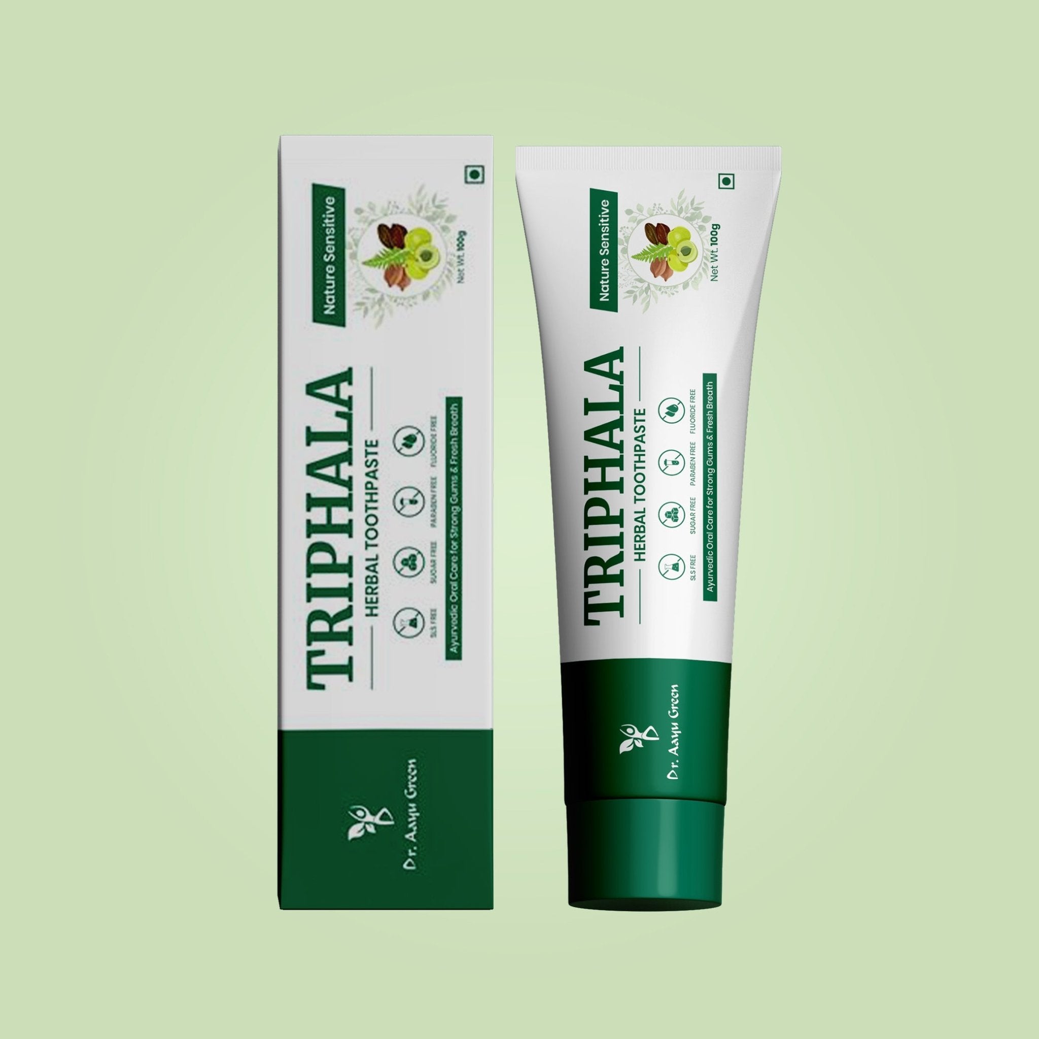 Triphala Toothpaste - SLS - Free - tickmyhealthHeathcareTickmyhealthPack of 1Triphala Toothpaste - SLS - Free